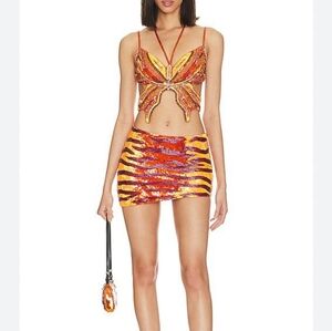 Hours carolina top & skirt sz small